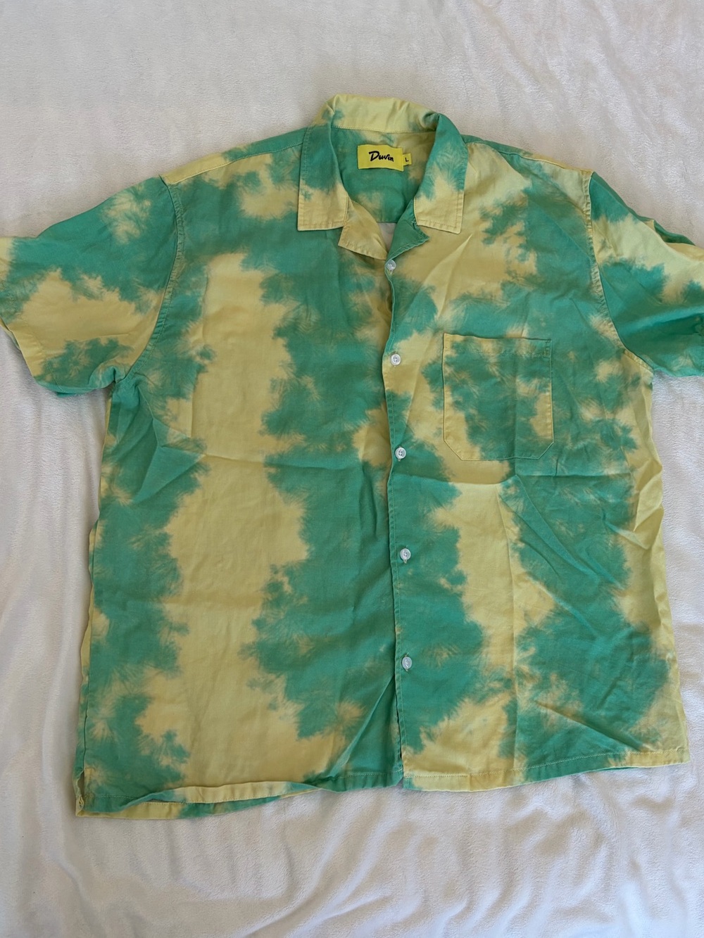 Duvin Lemon Lime Super Soft Button Down 🍋🍋‍🟩